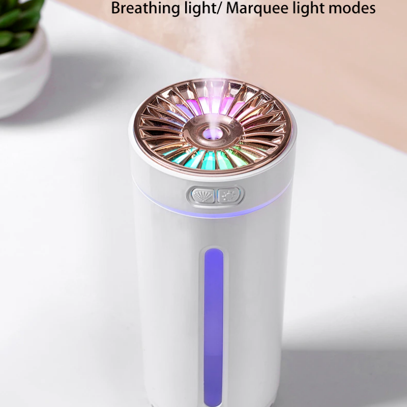 Humidificateur ultrasonique portable 300 ml avec lumière LED