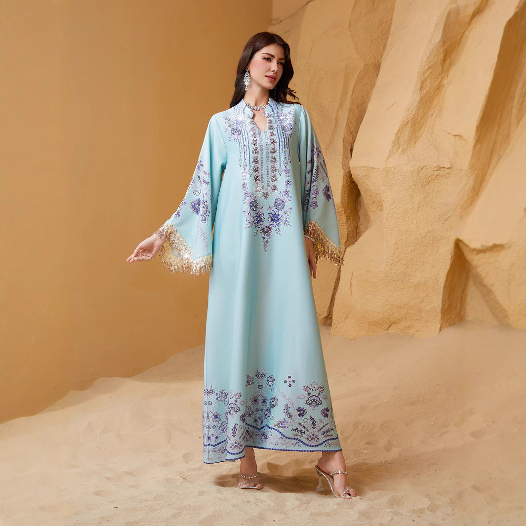 Tassel Abaya Dress