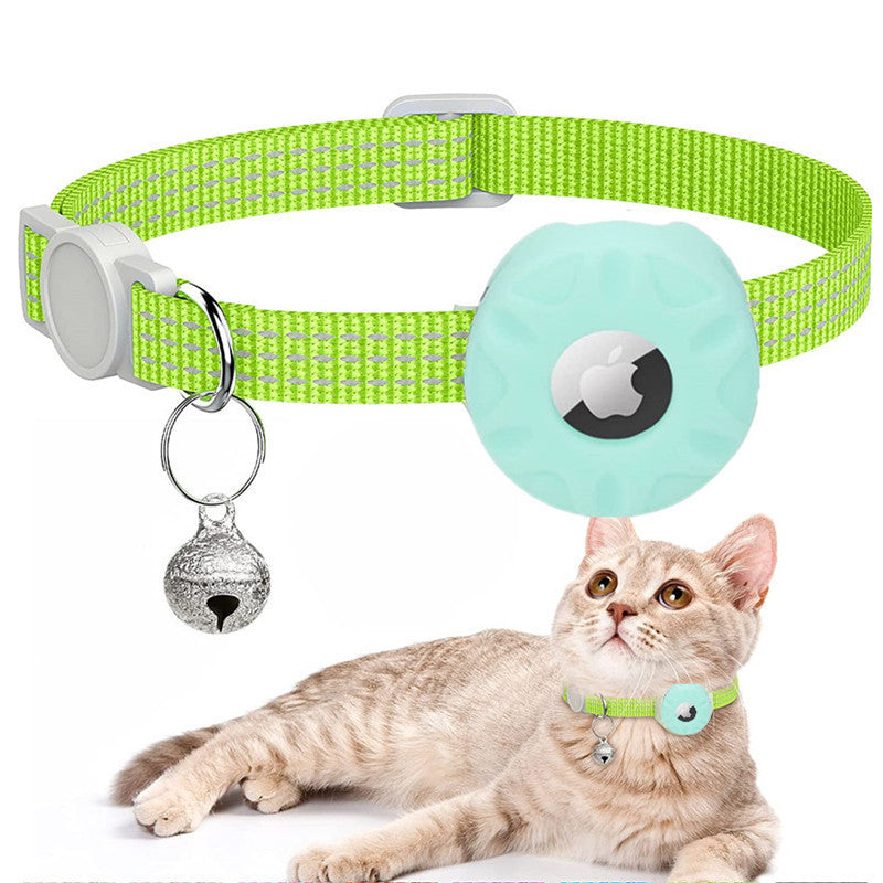 Traceur de collier pour chat Apple AirTag avec sac réfléchissant