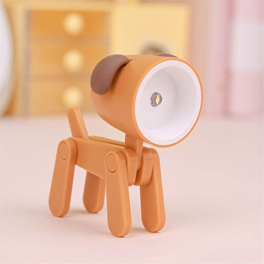 Cute Small Dog Night Light Table Lamp Decoration