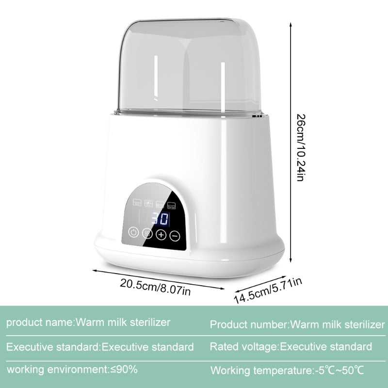 Chauffe-biberon et stérilisateur intelligent à thermostat