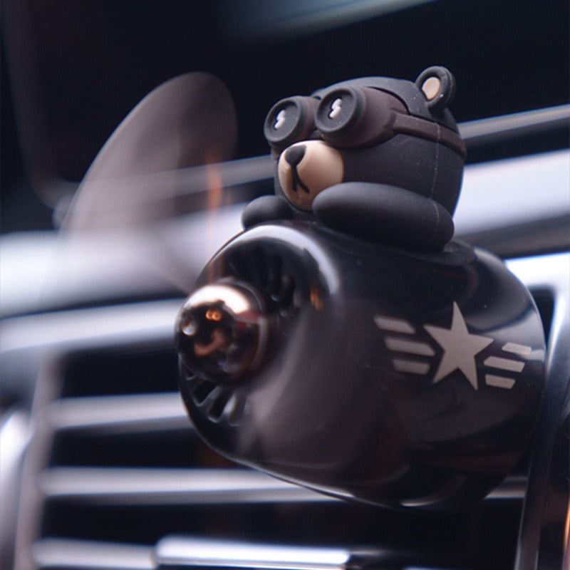 Ours aviateur Diffuseur d'arômes de ventilation pour voiture