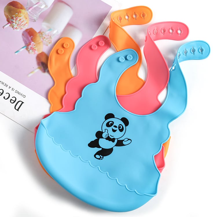 Silicone Baby Bib with Crumb Catcher