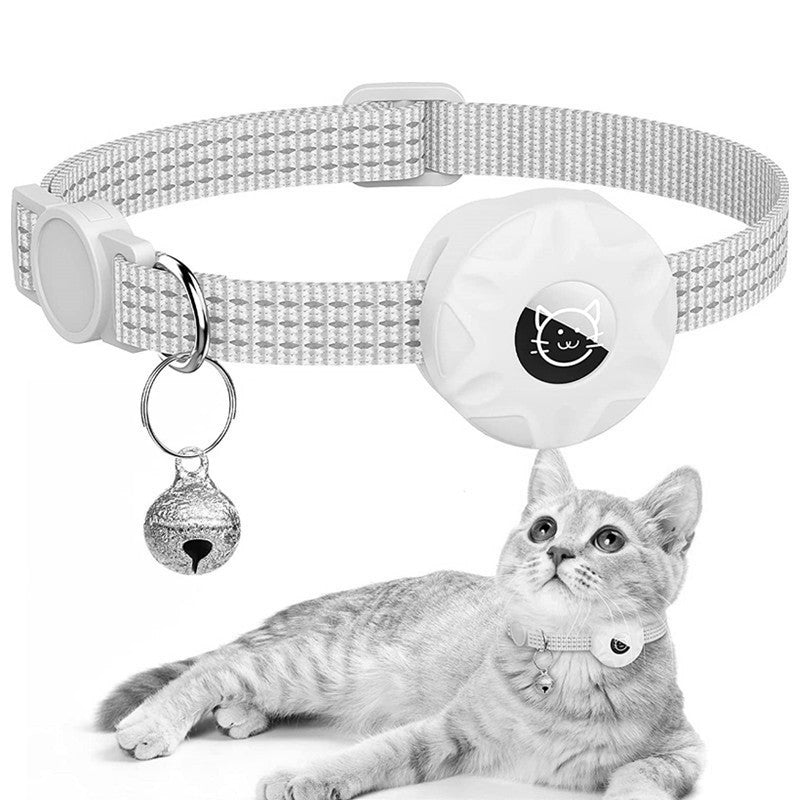 Traceur de collier pour chat Apple AirTag avec sac réfléchissant
