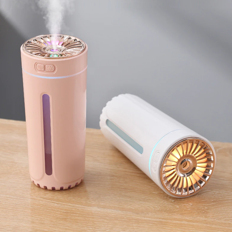 Humidificateur ultrasonique portable 300 ml avec lumière LED