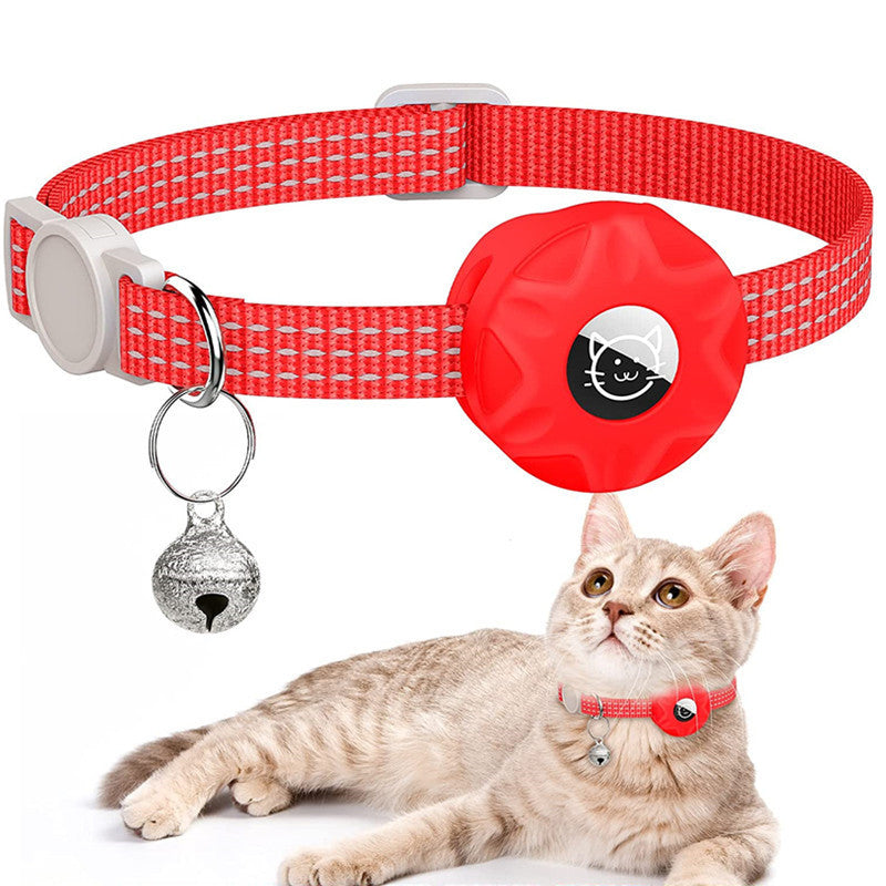 Traceur de collier pour chat Apple AirTag avec sac réfléchissant