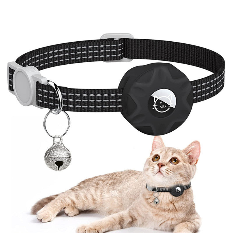 Traceur de collier pour chat Apple AirTag avec sac réfléchissant