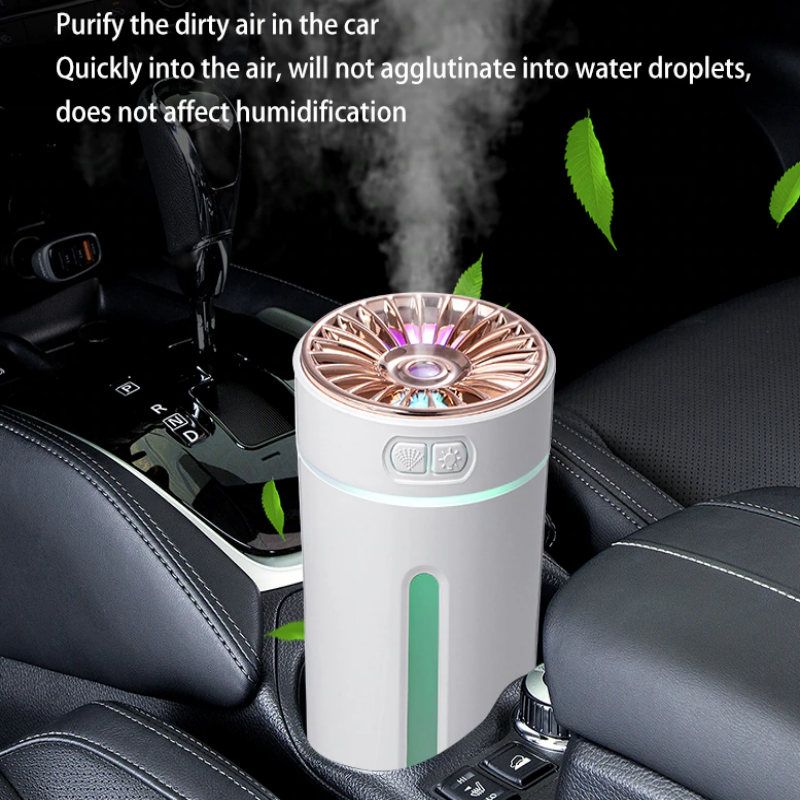 Humidificateur ultrasonique portable 300 ml avec lumière LED
