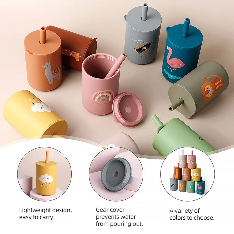 Gobelet anti-fuite en silicone pour bébé