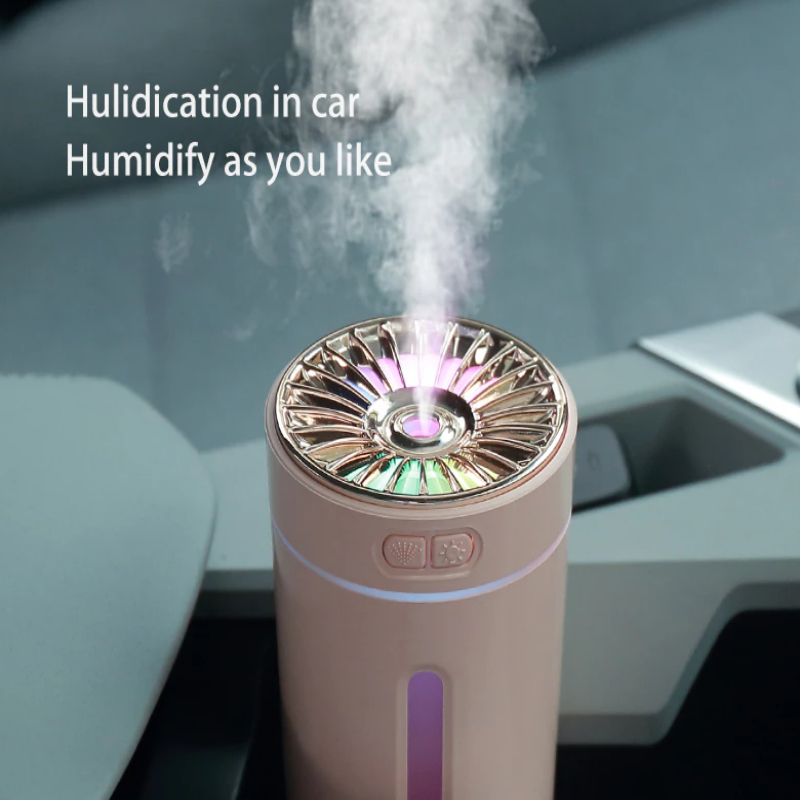 Humidificateur ultrasonique portable 300 ml avec lumière LED