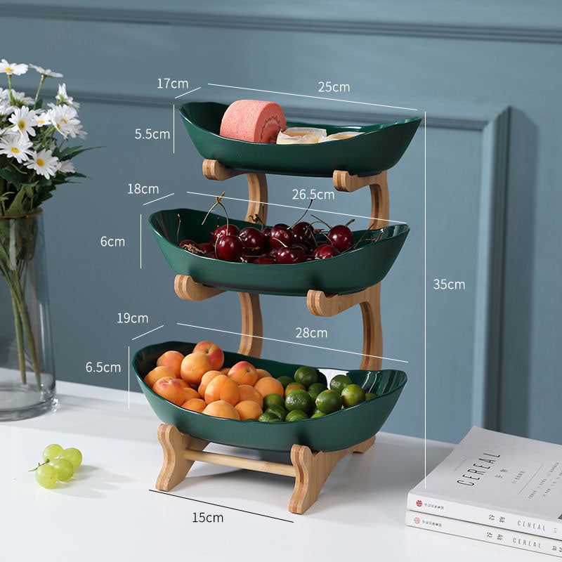 Présentoir à fruits multi-niveaux