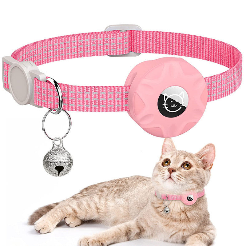 Traceur de collier pour chat Apple AirTag avec sac réfléchissant