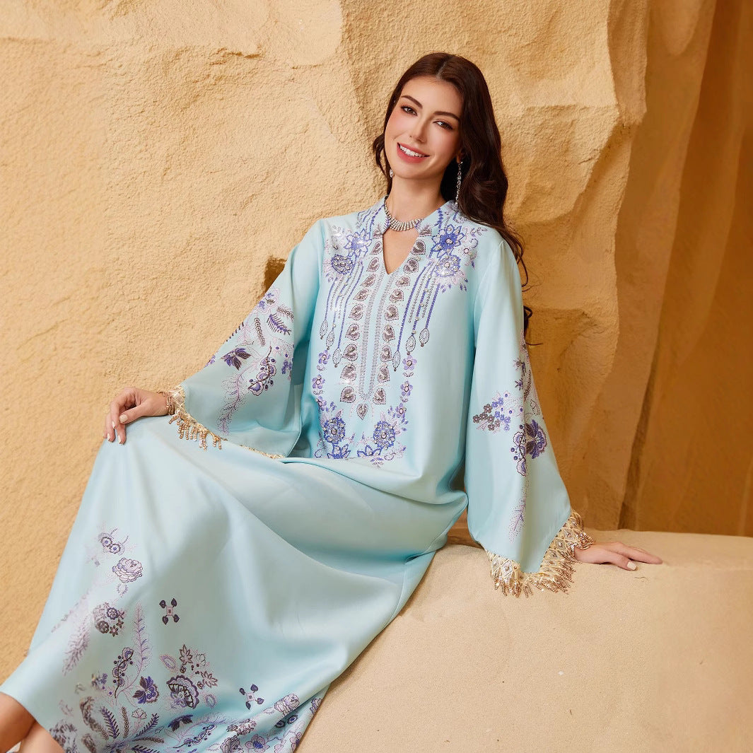 Tassel Abaya Dress