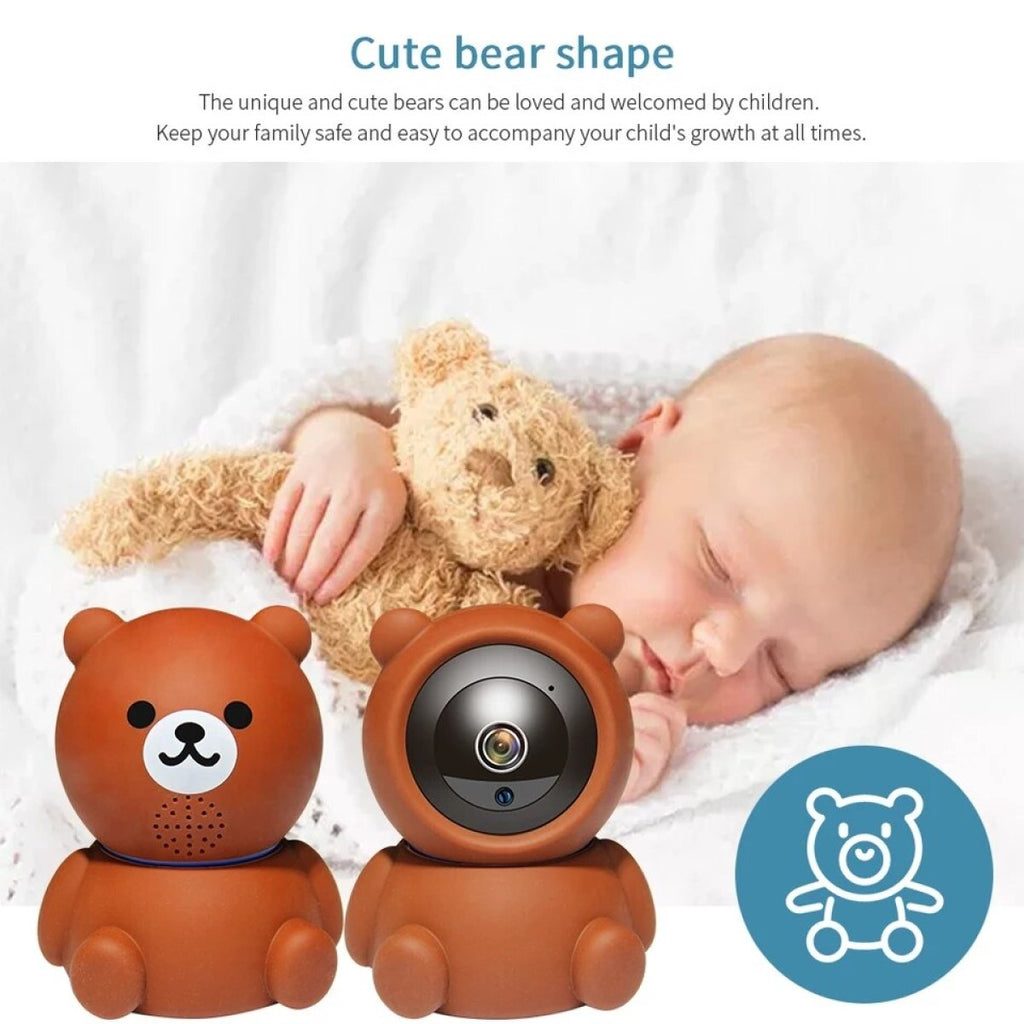 Caméra de sécurité domestique 1080p en forme d'ours