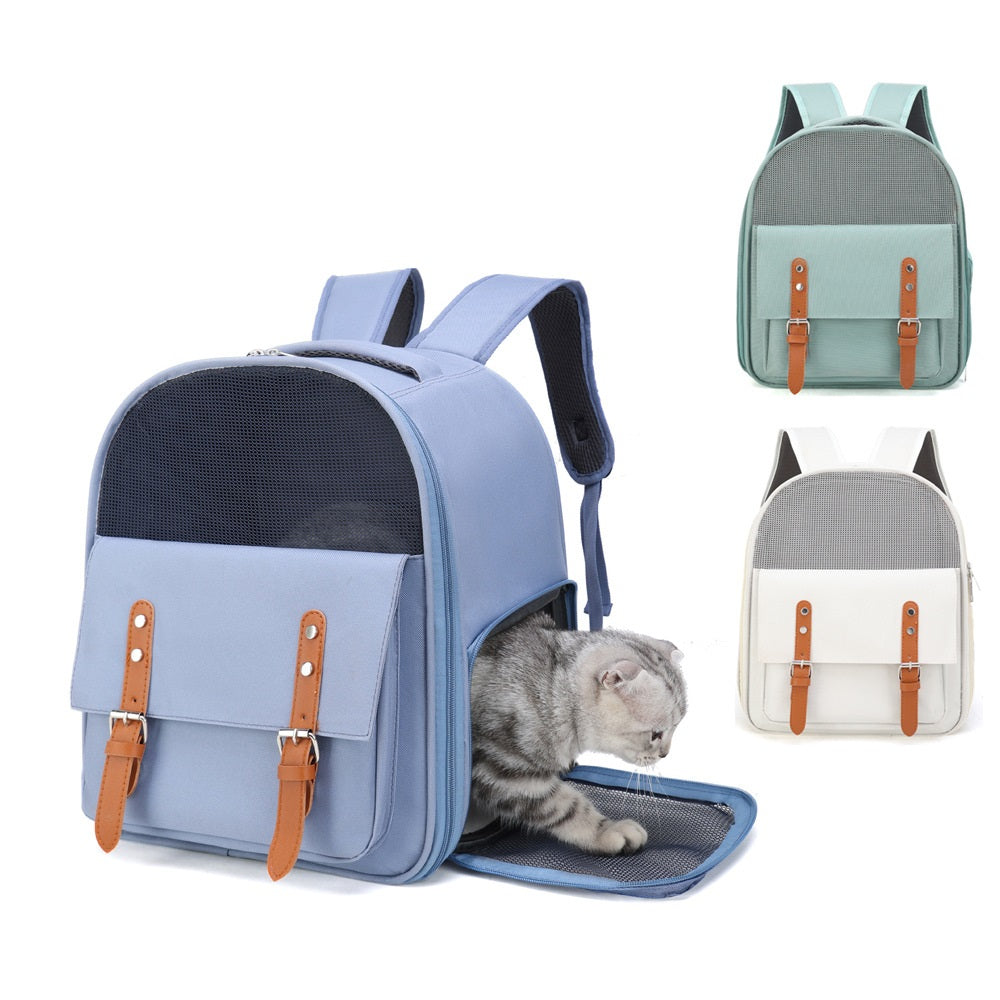 Sac à dos de transport portable et anti-rayures pour chats et chiens