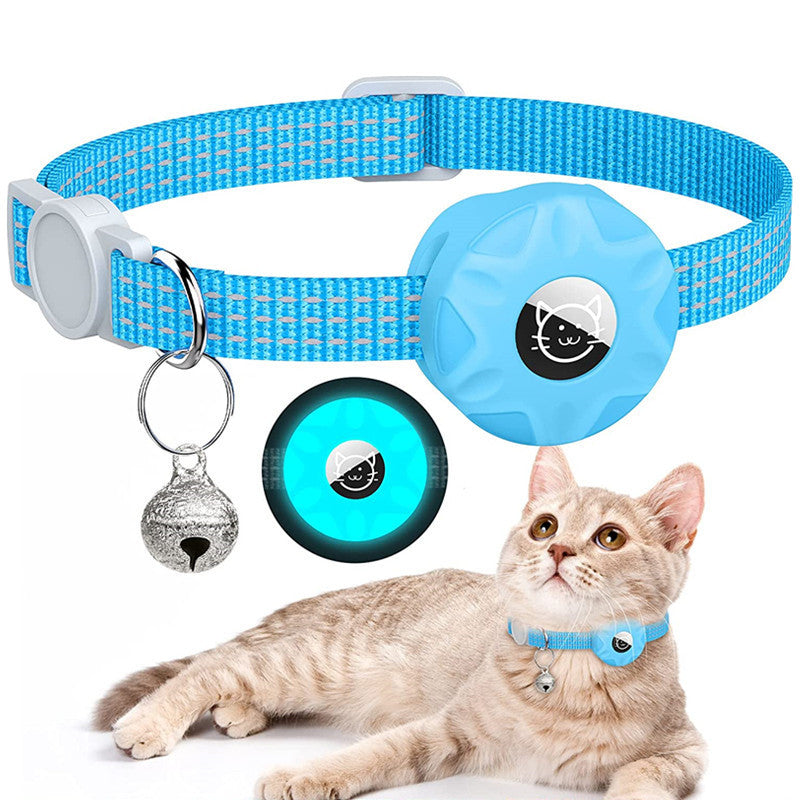 Traceur de collier pour chat Apple AirTag avec sac réfléchissant