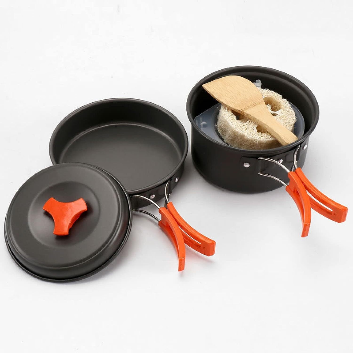 Ensemble de cuisson portable de camping avec réchaud