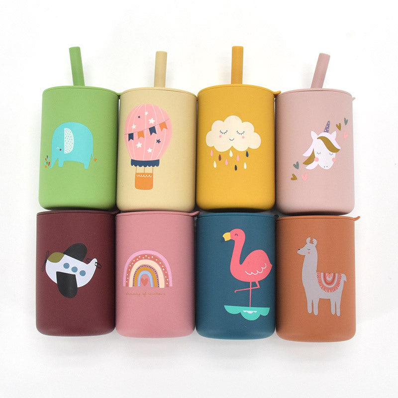 Gobelet anti-fuite en silicone pour bébé
