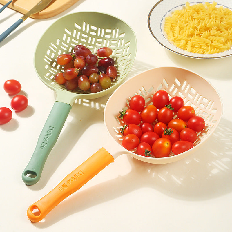 Multifunctional Nylon Noodle Colander and Strainer Spoon